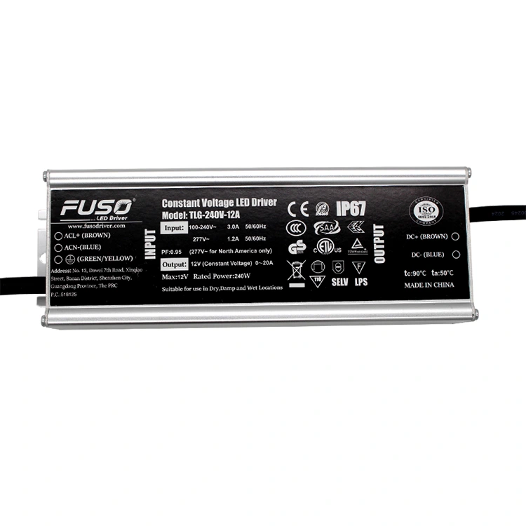 높은 PF 12v 240w 정전압 Led 드라이버