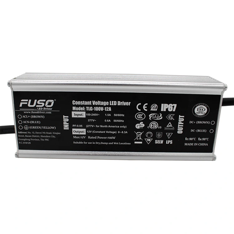 높은 PF 24v 100w 정전압 Led 드라이버